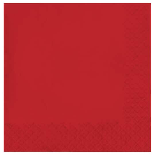 Hoffmaster Luncheon Napkins, 50ct. in Classic Red | 6.5" x 6.5" | Michaels®